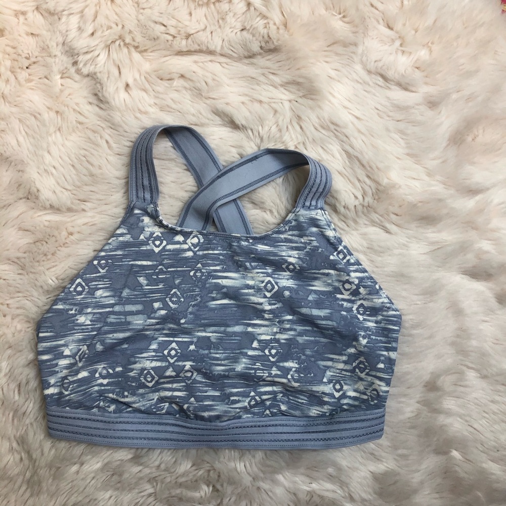 Free People Blue Practice Makes Perfect Sports Bra - Picture 4 of 9